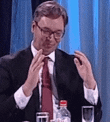 Vucic Smiling GIF - Vucic Smiling GIFs