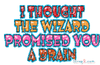 I Thought The Wizard Promised You A Brain Brainstorming Sticker - I Thought The Wizard Promised You A Brain Brainstorming Stickers