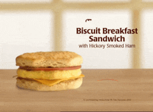 Tim Hortons Biscuit Breakfast Sandwich GIF