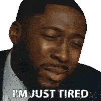 I'M Just Tired Eric Kofi Abrefa Sticker