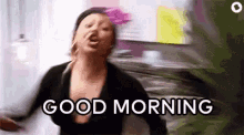 Good Morning Aubrey Plaza GIF - Good Morning Aubrey Plaza Sarcastic GIFs