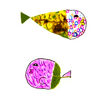 Fish Tank Fishes Sticker - Fish Tank Fishes Peces Stickers