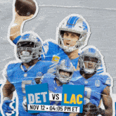 Los Angeles Chargers Vs. Detroit Lions Pre Game GIF - Nfl National Football League Football League GIFs
