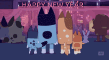 Bluey New Year GIF - Bluey New Year New Years Eve GIFs