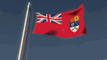 British North America Red Ensign GIF - British North America Red Ensign Canada Old Flag GIFs