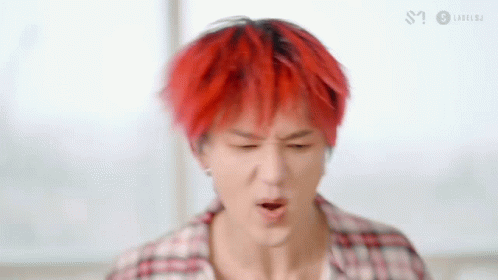 yesung red hair