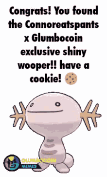 connoreatspants glumbocoin glumbocorp pokemon wooper