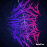 a picture of a lightning bolt with the word fotoplay on the bottom right