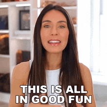 This Is All In Good Fun Shea Whitney GIF - This Is All In Good Fun Shea Whitney It'S All Good GIFs