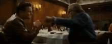 Once Upon A Time In Hollywood Jab GIF - Once Upon A Time In Hollywood Jab Dinner GIFs