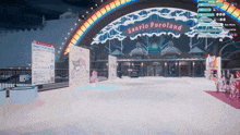 sanrio puroland is shown in a video game scene