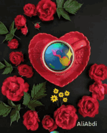 Flower And Heart GIF - Flower And Heart GIFs