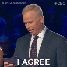 I Agree Gerry Dee GIF - I Agree Gerry Dee Family Feud Canada GIFs