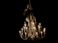 Kmichelle Chandelier GIF - Kmichelle Chandelier Swinging From The Chandelier GIFs