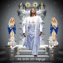 Azörök Lét Jesus GIF - Azörök Lét Jesus Angel GIFs