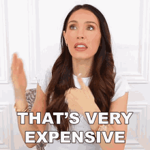 Thats Very Expensive Shea Whitney GIF - Thats Very Expensive Shea Whitney Thats Very Pricey GIFs