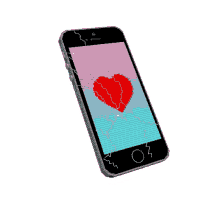 Phone Heart GIF