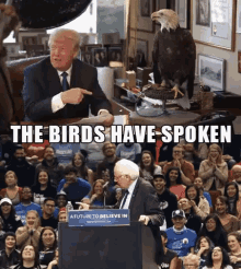 birdiesanders birds have spoken