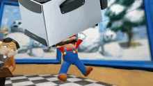 Smg4 Mario GIF - Smg4 Mario Deep Fryer GIFs