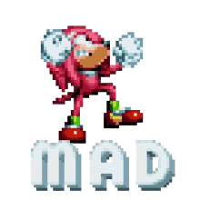 mad knuckles sonic mania sega angry