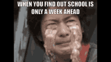 When School Is Close Tears GIF - When School Is Close Tears Flowing GIFs