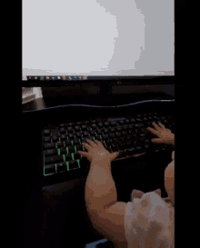 Work Keyboard GIF - Work Keyboard Baby GIFs
