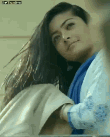 Rashmika Mandhana Keert GIF - Rashmika Mandhana Keert Hair Dry GIFs