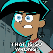 That Is So Wrong Danny Fenton GIF - That Is So Wrong Danny Fenton Doctors Disorders GIFs