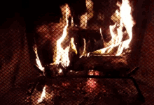 Yuletide Log GIF - Yuletide Log Fire GIFs