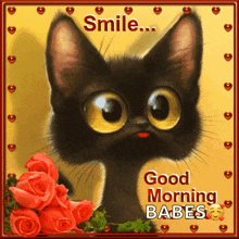 Cat Smile GIF - Cat Smile Morning GIFs