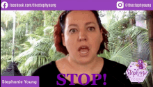 Stop Hold Up GIF - Stop Hold Up Stephanie Young GIFs