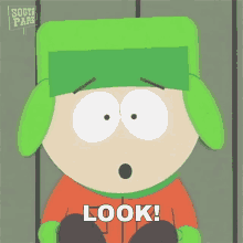 Look Kyle Broflovski GIF - Look Kyle Broflovski South Park GIFs