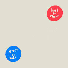 Easy To Vote Hard To Cheat GIF - Easy To Vote Hard To Cheat For The People Act GIFs