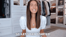 So Lets Get Started Shea Whitney GIF - So Lets Get Started Shea Whitney Fashion GIFs