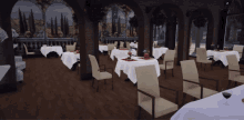 a restaurant with tables and chairs and the name cafe coretto
