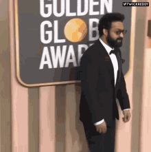 Ntr Golden Globes GIF - Ntr Golden Globes Rrr Golden Globes GIFs