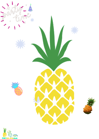 Pineapple Party Sticker - Pineapple Party Party Time Stickers