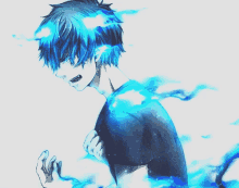 Crying Blue Fire GIF - Crying Blue Fire Cry GIFs