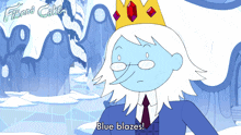 blue blazes the winter king adventure time fionna and cake oh my god shocked