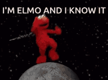 Elmo Space GIF - Elmo Space Elmo And He Knows It GIFs