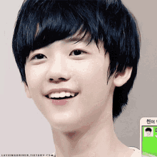 a close up of a young man 's face with the website layxingdriver.tistory.com visible