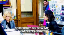 Parks And Recreation Distraught GIF - Parks And Recreation Distraught Somebody Follow Me GIFs