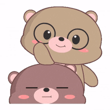 baby brown bear supporting calming