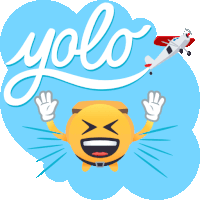 Yolo Smiley Guy Sticker - Yolo Smiley Guy Joypixels Stickers