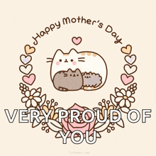 happy mothers day mothers day pusheen