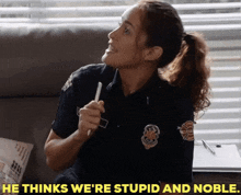 Station 19 Andy Herrera GIF - Station 19 Andy Herrera He Thinks Were Stupid And Noble GIFs