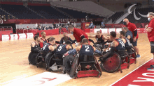 huddle usa wheelchair basketball team wethe15 meeting group up