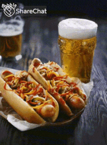 Beer Hot Dog GIF - Beer Hot Dog Snacks GIFs