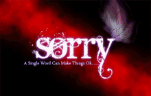 Sorry Im Sorry GIF - Sorry Im Sorry A Single Word Can Make Things Ok GIFs
