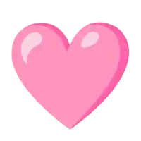 a pink heart on a white background that looks like a balloon